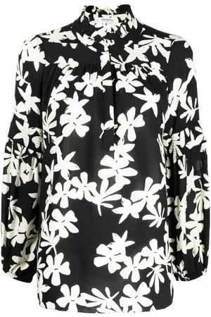 Lemlem Blusa a fiori con ruches