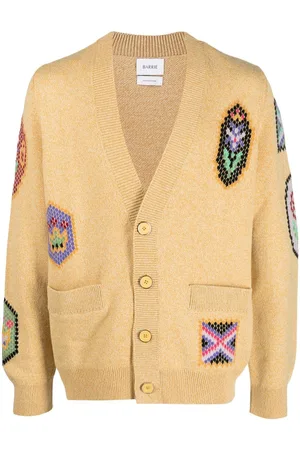 Barrie Cardigan Scottish Symbols con intarsio