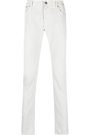 corneliani Pantaloni skinny a vita bassa