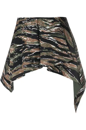 The Attico Minigonna con stampa camouflage