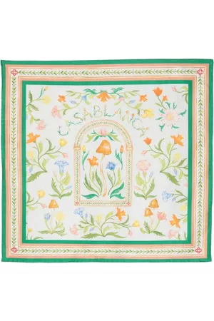 Casablanca Sciarpe - Foulard a fiori - Verde
