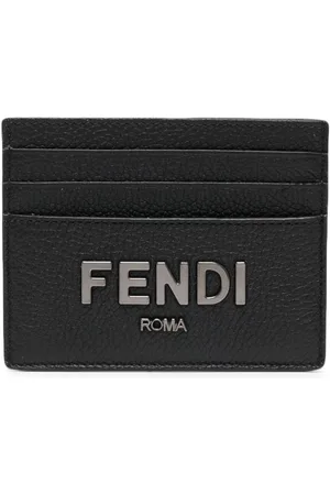 Fendi Portacarte con logo goffrato