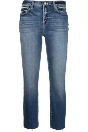 L'Agence Jeans slim crop - Blu