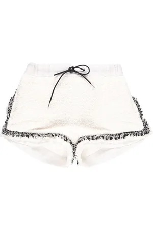 SACAI Shorts a vita alta in tweed