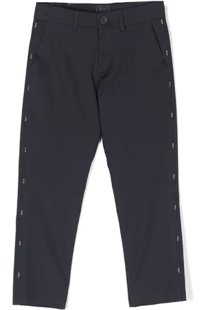 FAY Pantaloni dritti con banda logo