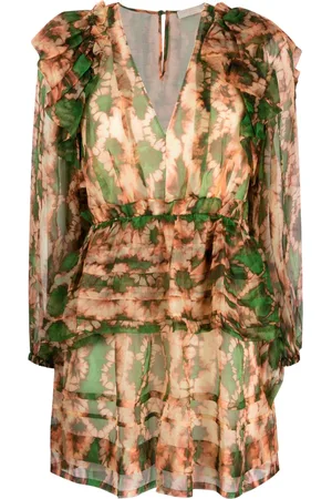 ULLA JOHNSON Abito corto Adelaide con stampa