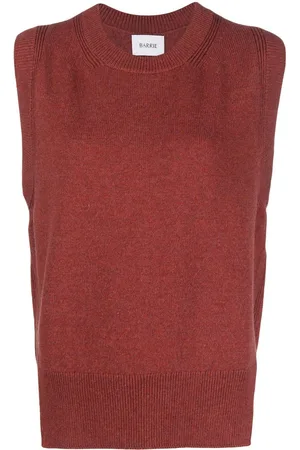 Barrie Maglione Iconic smanicato in cashmere