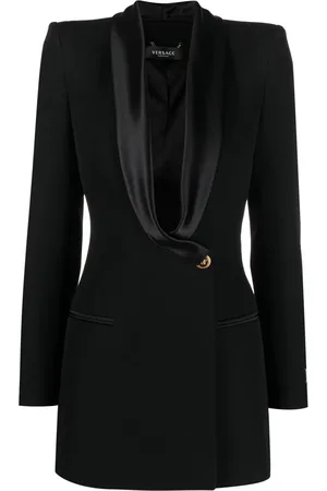 VERSACE Blazer monopetto Grain de Poudre