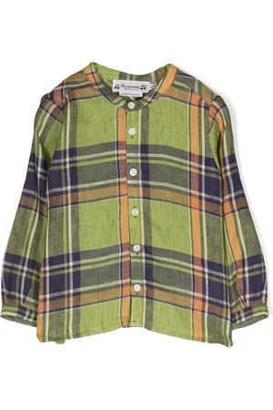 BONPOINT Camicia tunica tartan