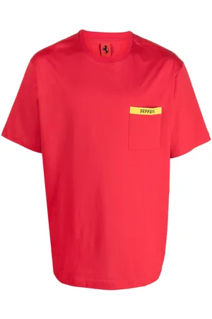 FERRARI T-shirt girocollo con stampa