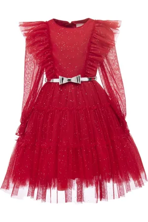 Tulleen Abito Komina con glitter