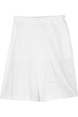Piccola Ludo Pantaloni in pizzo sangallo