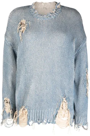 R13 Maglione con effetto vissuto