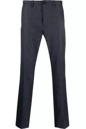 Tommy Hilfiger Uomo Pantaloni eleganti super skinny - Pantaloni sartoriali slim - Blu