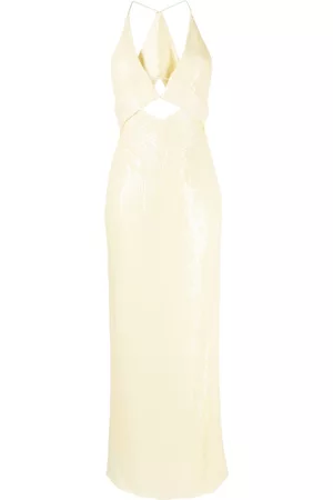 GALVAN Donna Abiti sottoveste - Abito in stile sottoveste - Giallo
