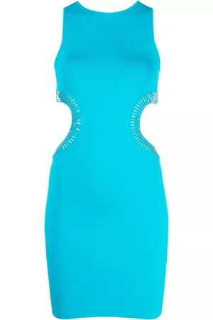 GALVAN Donna Vestiti sexy - Abito corto con cut-out - Blu