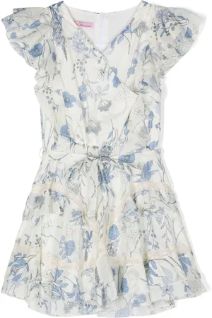 MISS BLUMARINE Abito svasato a fiori