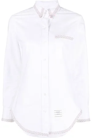 Thom Browne Camicia Oxford con banda a righe RWB