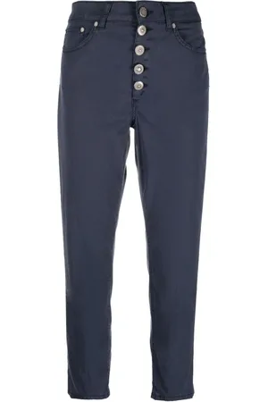 Dondup Jeans crop a vita alta