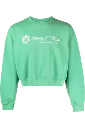 Sporty & Rich Felpa crop con stampa