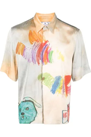 OFF-WHITE Camicia con stampa Cartoon