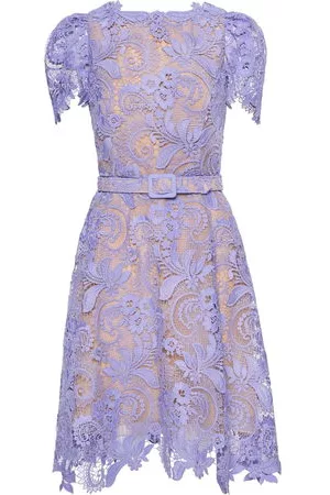 Oscar de la Renta Donna Abiti da sera - Abito con pizzo - Viola