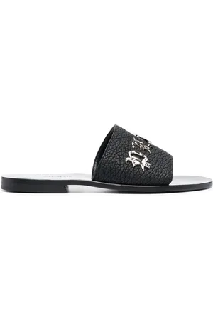 Philipp Plein Sandali slides con logo