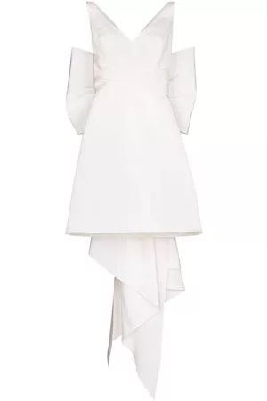 Carolina Herrera Donna Vestiti sexy - Abito corto con fiocco - Bianco