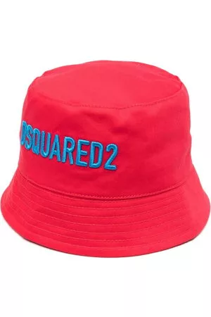 Dsquared2 Cappello Bucket - Cappello bucket con ricamo - Rosso