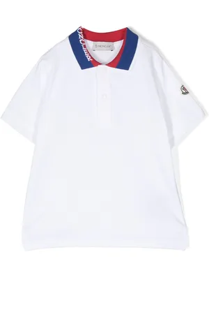 Moncler Polo con colletto a contrasto