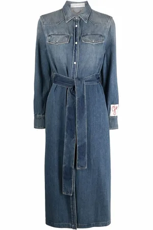 Golden Goose Abito denim con applicazione
