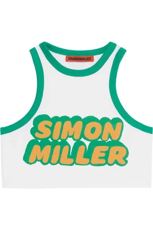 SIMON MILLER Canotta crop con stampa