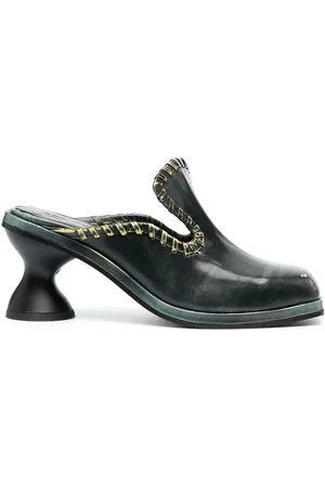 ECKHAUS LATTA Mules con punta quadrata 75mm
