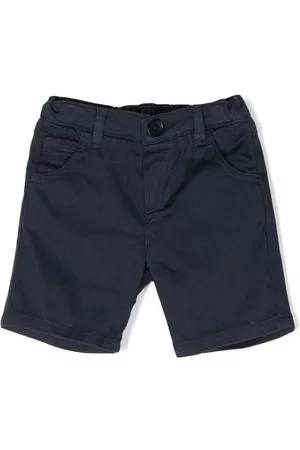 FAY KIDS Shorts con applicazione - Blu