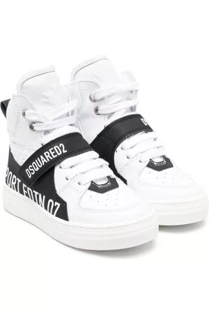 Dsquared2 Sneakers alte con stampa - Bianco