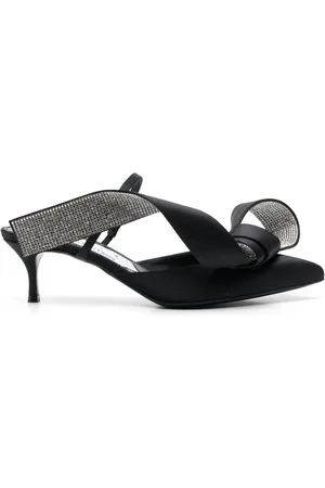 AREA Mules Marquise con cristalli 50mm x Sergio Rossi
