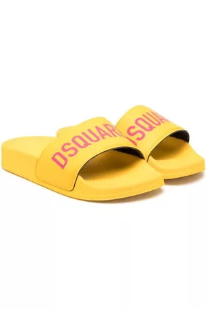 Dsquared2 Slippers con stampa - Giallo