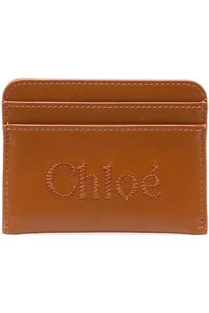 Chloé Portacarte con ricamo