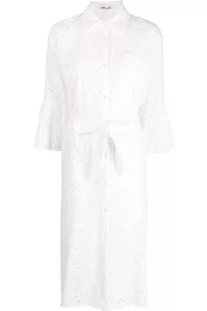 Diane von Furstenberg Donna Vestiti chemisier - Chemisier Liora in pizzo - Bianco