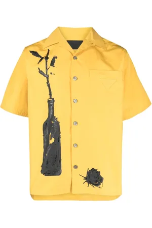 Prada Camicia con stampa grafica