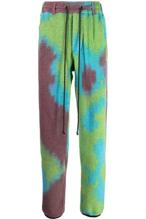 SONG FOR THE MUTE Pantaloni sportivi con fantasia tie-dye