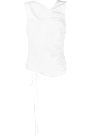 Nº21 Blusa smanicata con ruches