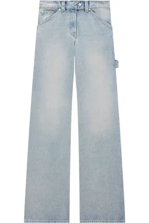 Courrèges Jeans a gamba ampia
