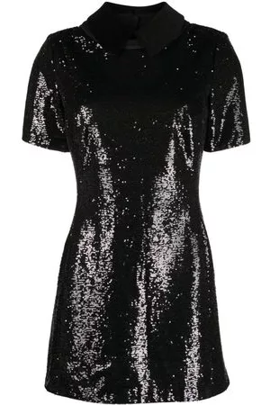 Claudie Pierlot Donna Vestiti paillettes - Abito corto con paillettes - Nero
