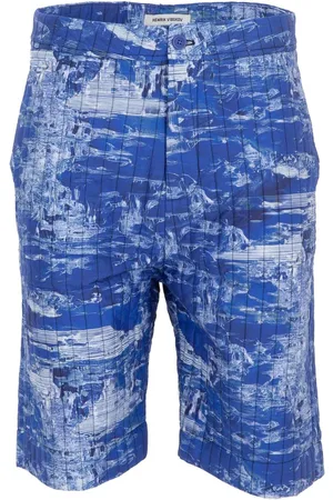 HENRIK VIBSKOV Shorts Wheel con stampa astratta