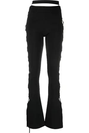 ANDREADAMO Pantaloni svasati con cut-out