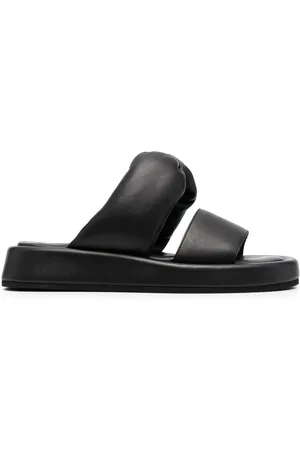 Nº21 Sandali slides in pelle