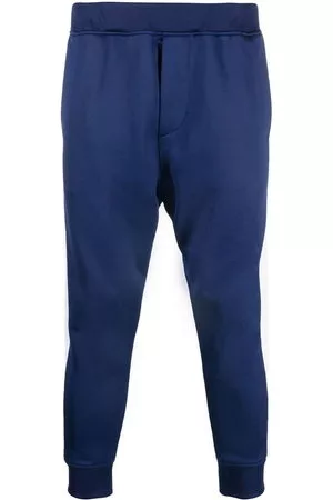 Dsquared2 Uomo Pantaloni sportivi - Pantaloni sportivi con stampa - Blu