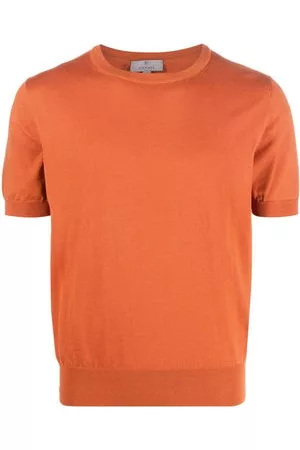 CANALI Uomo T-shirt a maniche corte - T-shirt con maniche corte - Arancione