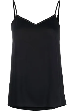 Fabiana Filippi Top smanicato con scollo a V